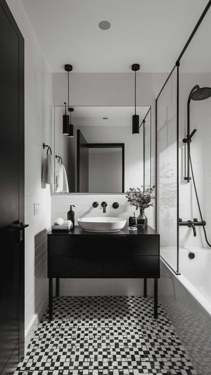 40 Stunning Modern Black Bathroom Ideas You Need to See – Welcome to ...